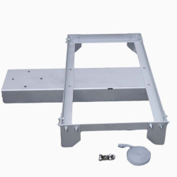 Ballast support in galvanized steel