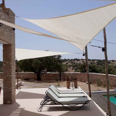 White shade sails White shade sails