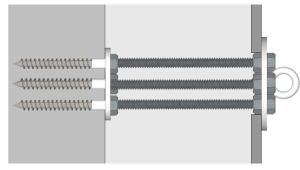 Fonctionnement de la fixation double peau