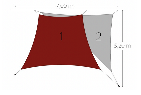 Plan pack trapeze et triangle