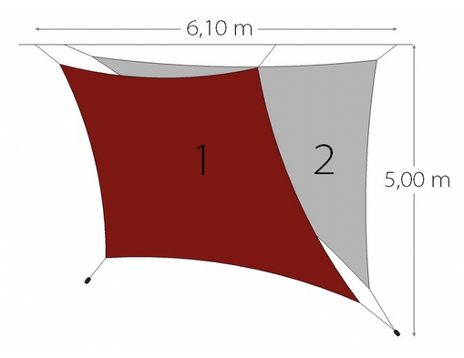 Plan pack avec 1 losange et un triangle