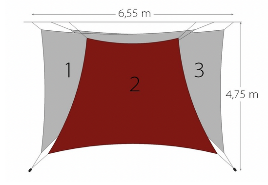 plan pack deux triangles et un trapeze