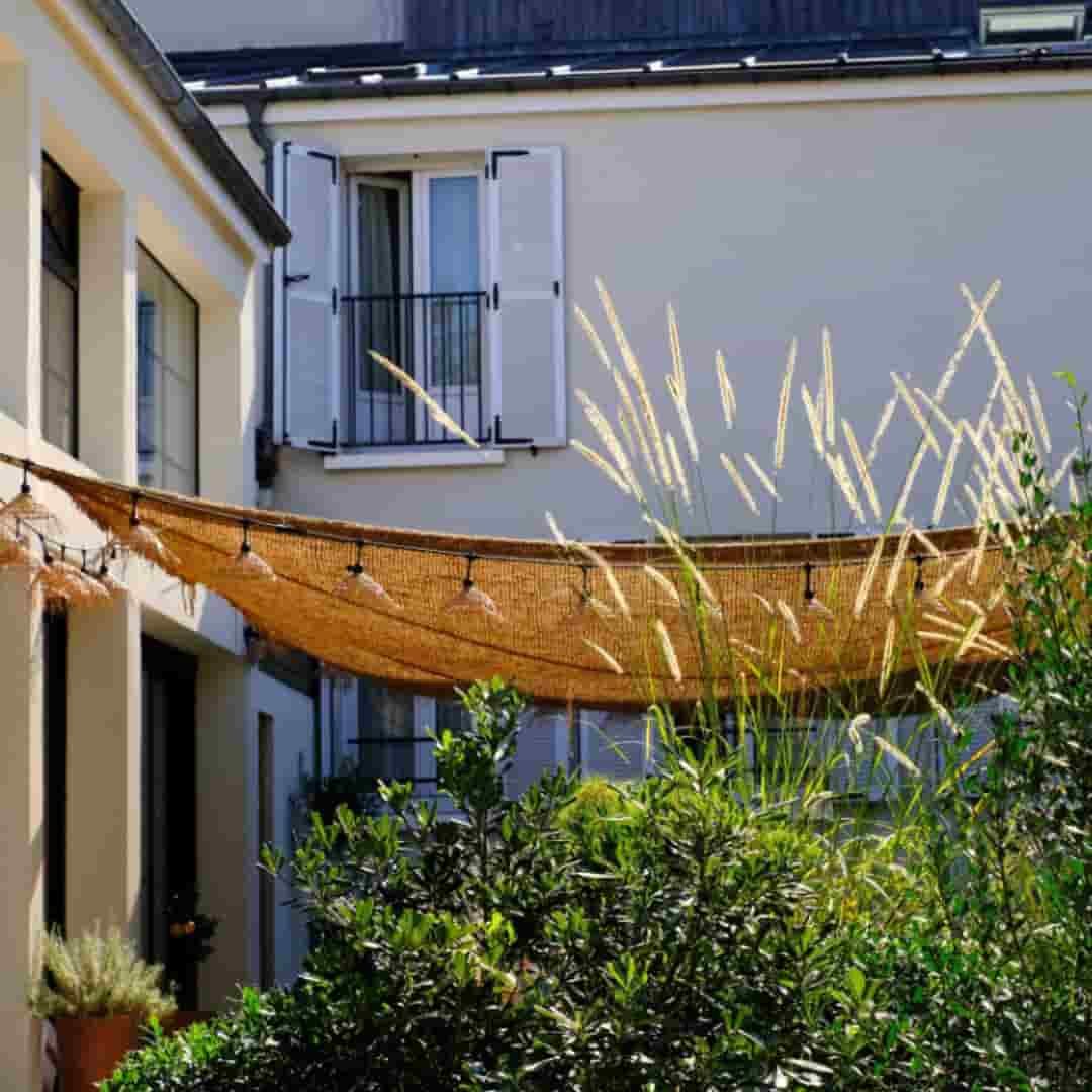 toile ombrage coco pour terrasse