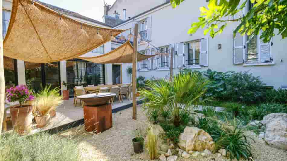 toile d'ombrage coco pour terrasse