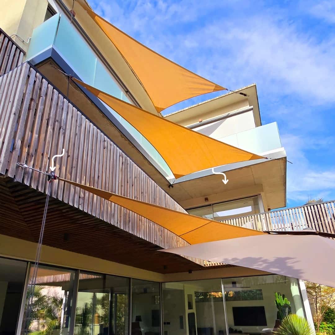 Voile d'ombrage triangle