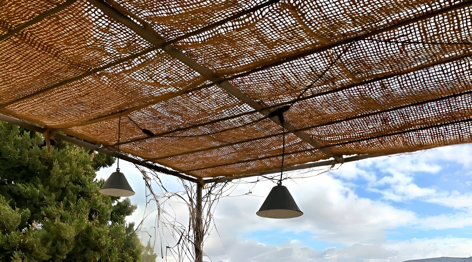Toile de pergola en coco standard | Espace Ombrage : Toile de pergola