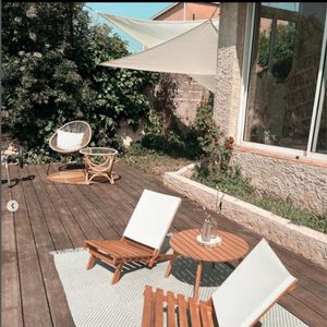 Vela para terraza sombreada