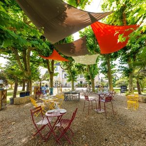 Water-repellent shade sail set