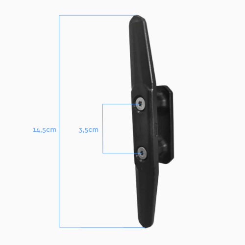 Dimensions of the black cleat