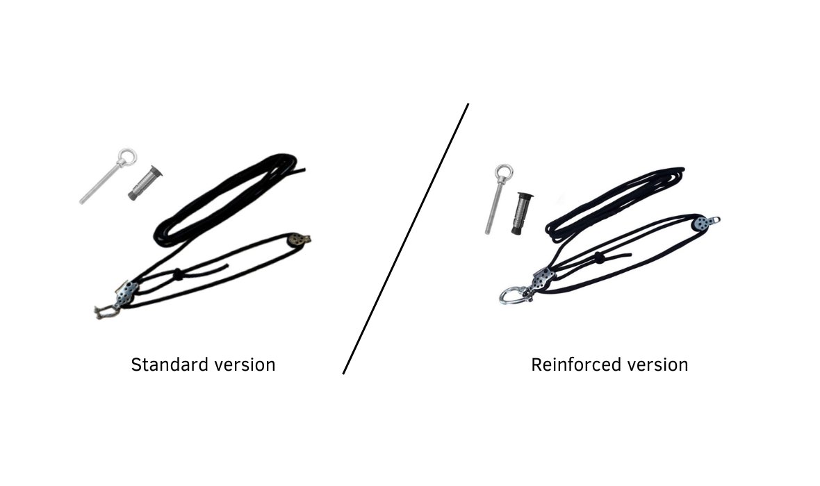 fixture for shade sail for concrete wall