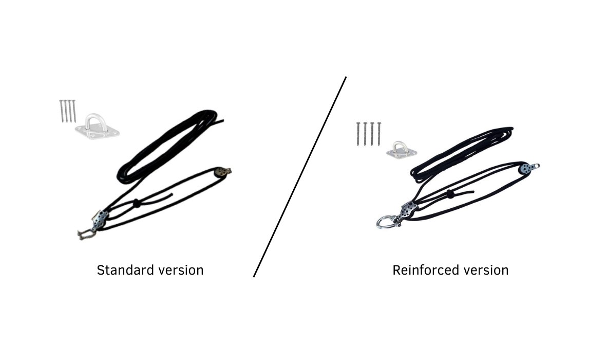 fixture for shade sail for wooden wall