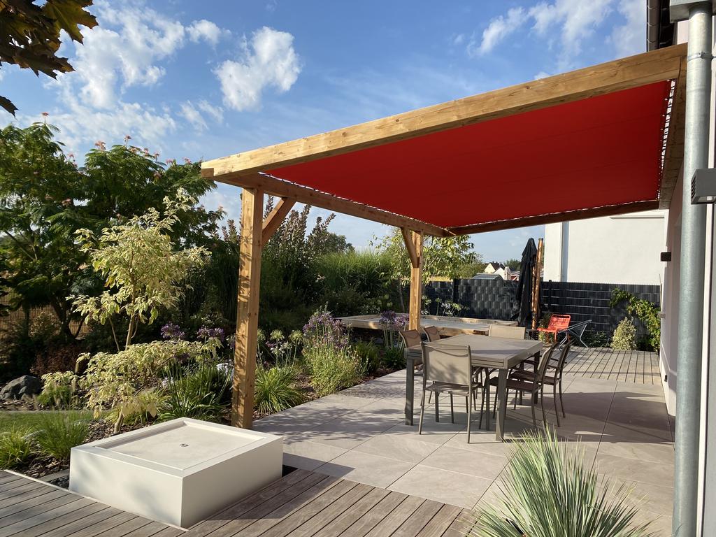 Voile pour pergola imperméable pour terrasse et jardin