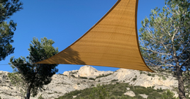 Entry level openwork shade sail