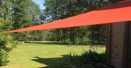 Custom-made water-repellent shade cloth