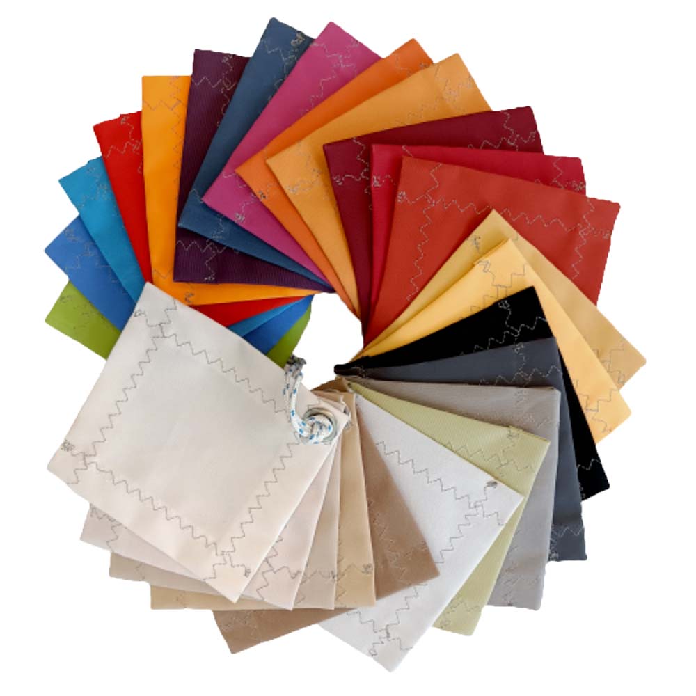 the different colours for shade sails