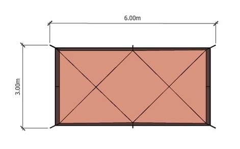 renfort de toile fibre de coco 3 x 6m