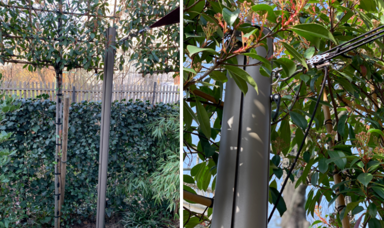 Comment installer une voile d'ombrage sur un mât ?